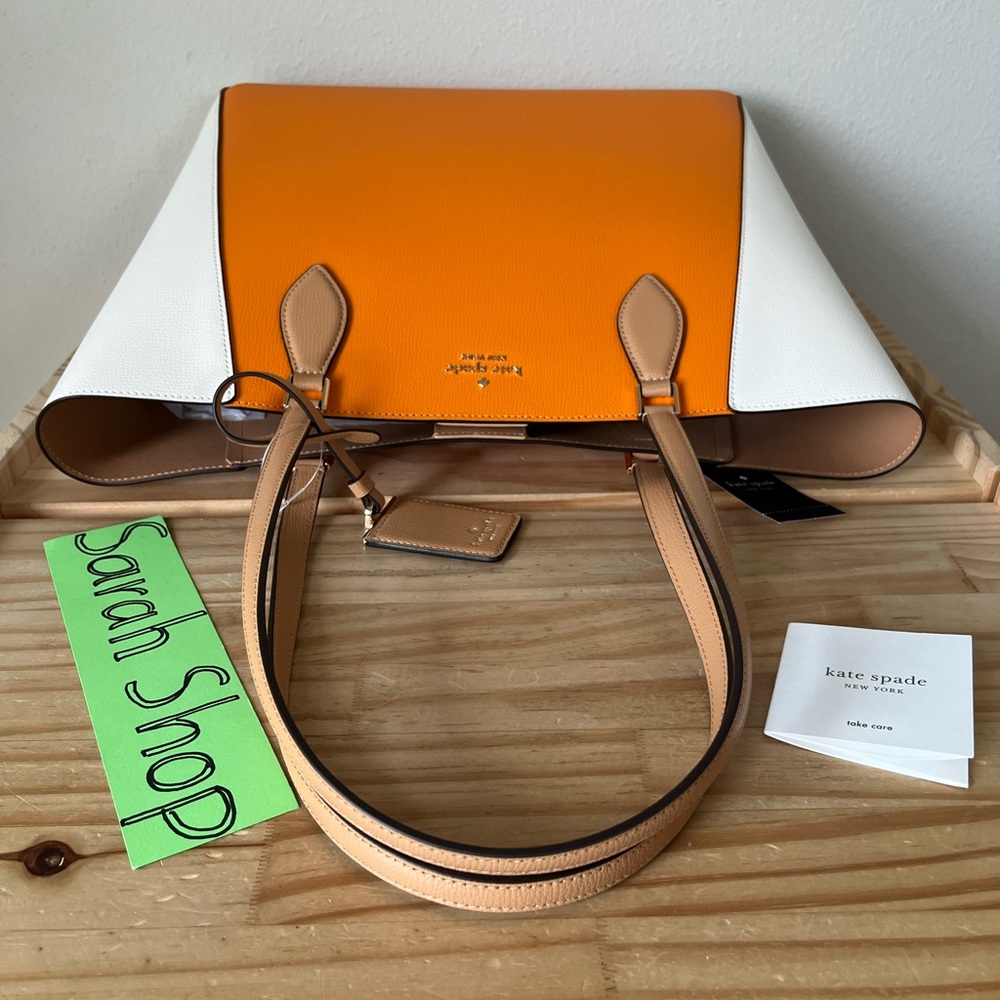 ♠️Kate Spade Poppy Colorblock Tote - Picture 5 of 13